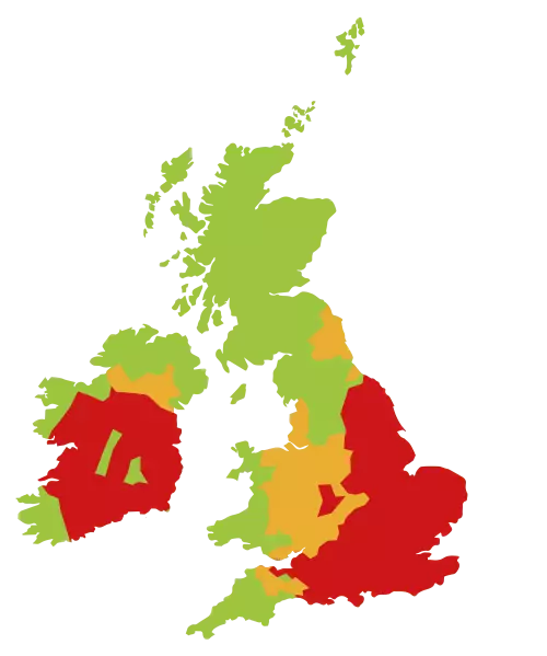 UK Hard Water Areas